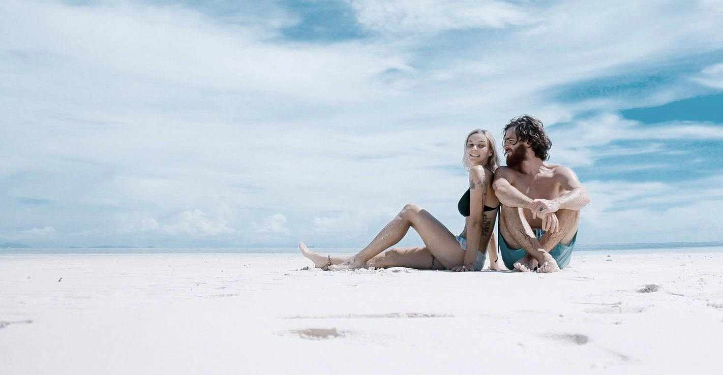 Couple at Diani Beach